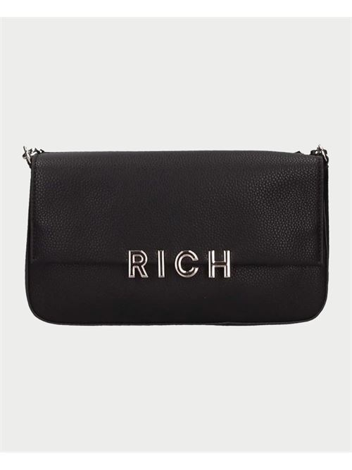 Sac port? ?paule John Richmond avec logo JOHN RICHMOND | RWA24083BOBLACK/SILVER